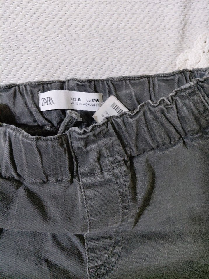 Gri Erkek Çocuk Bol Kesim Kot Pantolon - Görsel 2