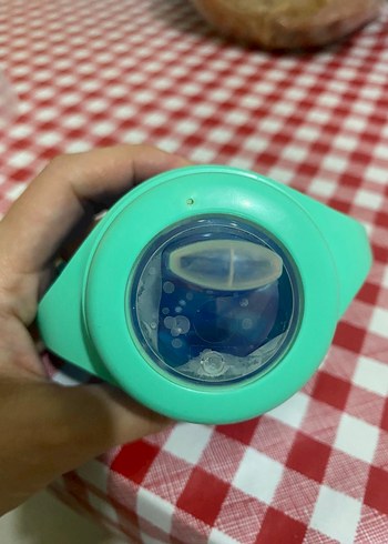 Mavi Bebek Biberonu Tutacaklı - Görsel 4