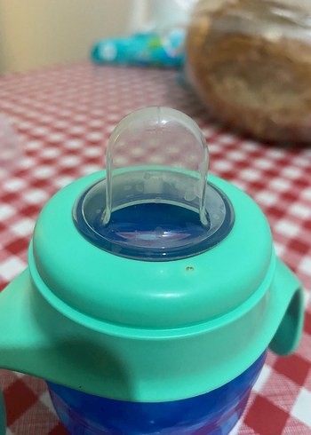 Mavi Bebek Biberonu Tutacaklı - Görsel 2