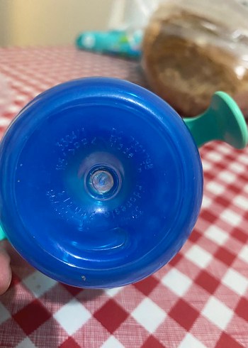 Mavi Bebek Biberonu Tutacaklı - Görsel 3