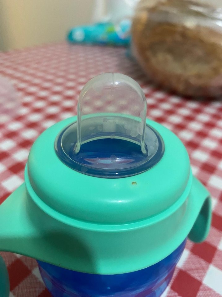 Mavi Bebek Biberonu Tutacaklı - Görsel 2