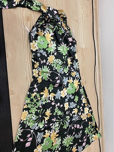 Saten elbise - Görsel 5