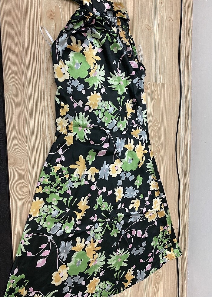 Saten elbise - Görsel 4