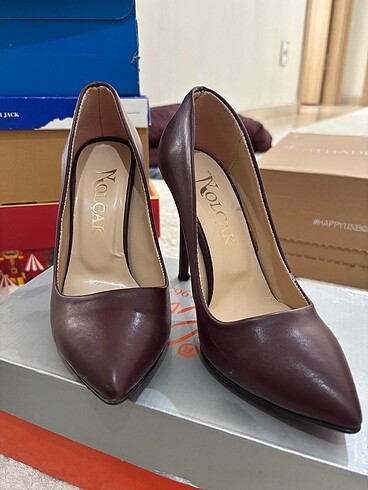 Diğer Bordo stiletto