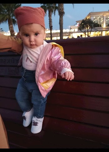 Pembe Kapüşonlu yağmurluk