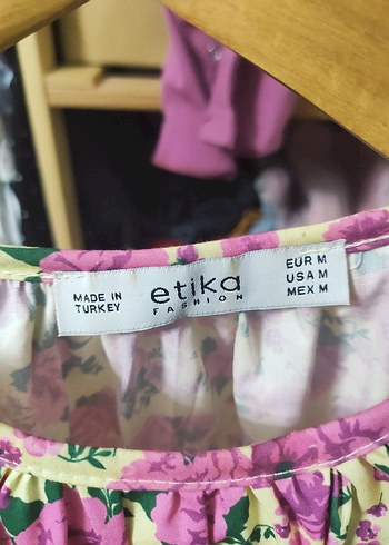 Pembe Çiçekli Bohem Kız Elbisesi - Görsel 3