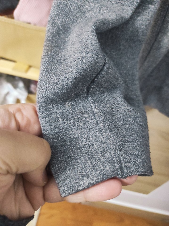 Gri Fermuarlı Erkek Sweatshirt - Görsel 2