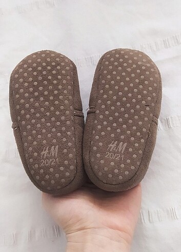 21 Beden kahverengi Renk H&M bebek ayakkabısı