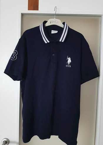 xl Beden lacivert Renk U.S. Polo Assn. Erkek Polo Tişört Lacivert