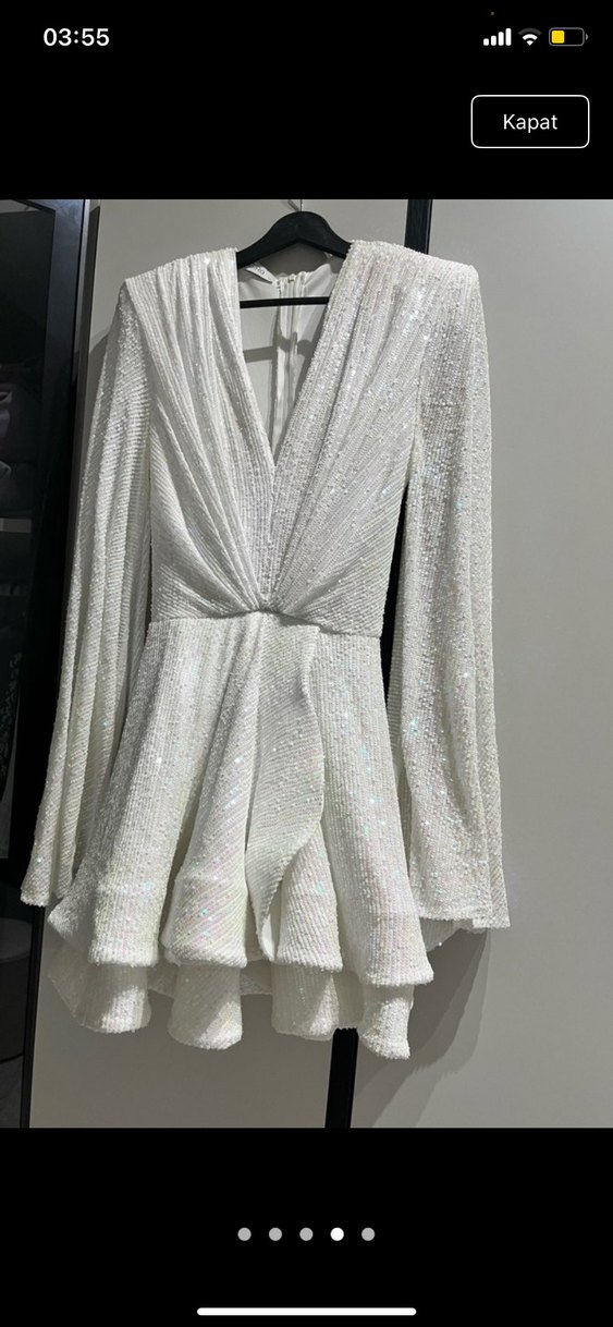 Gira vatkalı elbise - Görsel 2