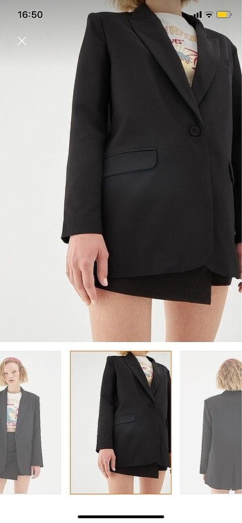 Oversize blazer ceket - Görsel 5