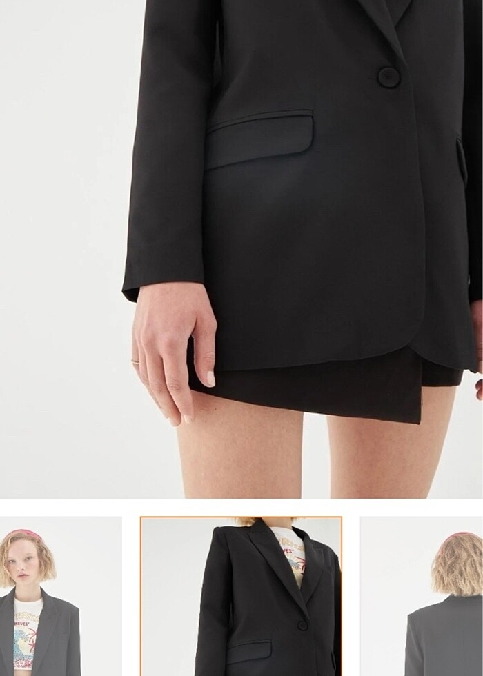 Oversize blazer ceket - Görsel 5