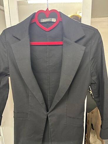 34 Beden UZUN BLAZER CEKET