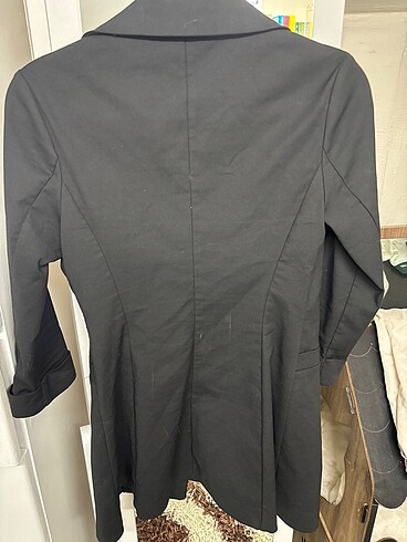 34 Beden siyah Renk UZUN BLAZER CEKET