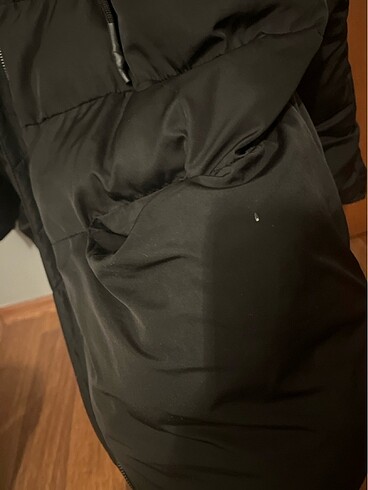xs Beden siyah Renk Mavi siyah oversize mont