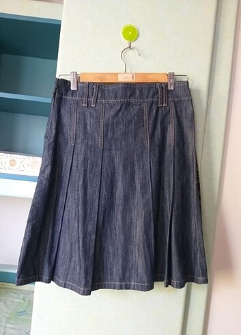 Kot etek#gri mavi#zara#mango#mavi