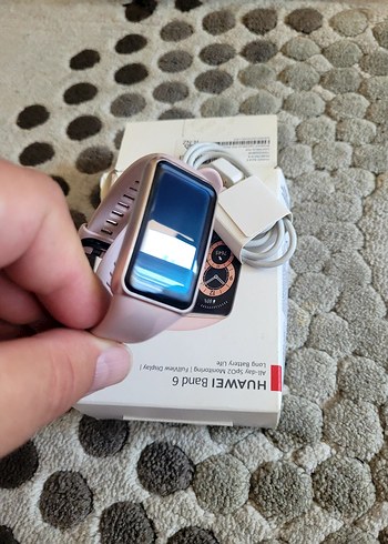 Huawei Band 6 Pembe Akıllı Bileklik - Görsel 4