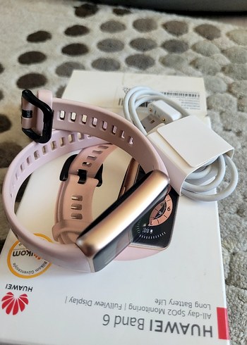 Huawei Band 6 Pembe Akıllı Bileklik - Görsel 2