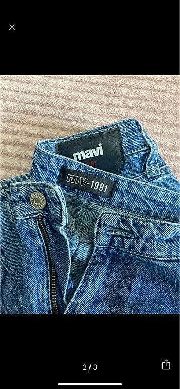 29 Beden Mavi oversize erkek jean