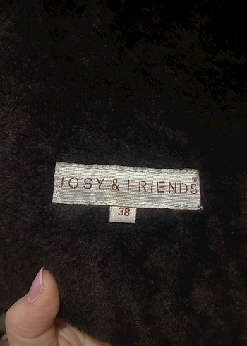 Kahverengi Süet Uzun Kadın Kaban - Görsel 5