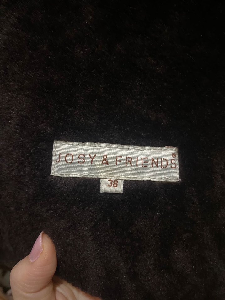 Kahverengi Süet Uzun Kadın Kaban - Görsel 5