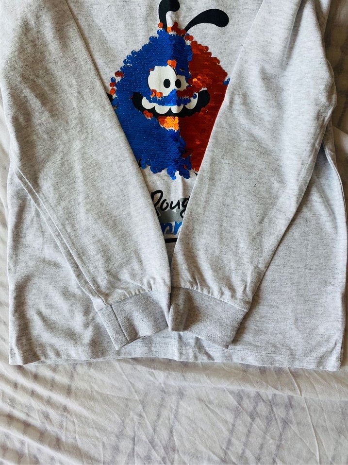 Gri Uzun Kollu Erkek Tişörtler - Görsel 3