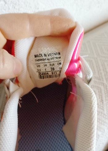 Pembe Bağcıklı Kadın Spor Ayakkabı - Görsel 5