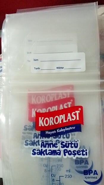 Anne sütü saklama poşeti - Görsel 2