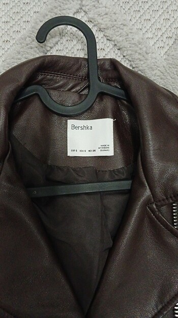 Bershka Bershka acı kahve deri ceket 