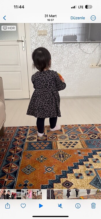 12-18 Ay Beden Kız bebek elbise