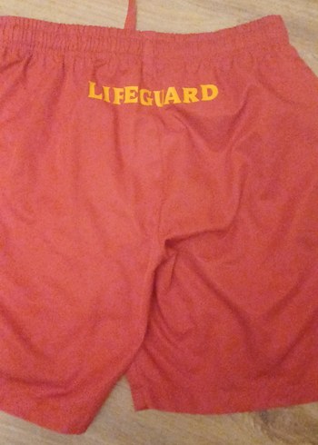m Beden Kırmızı Lifeguard Mini Erkek Şort