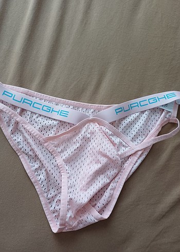 erkek Pembe Baskılı Midi Spor Külot