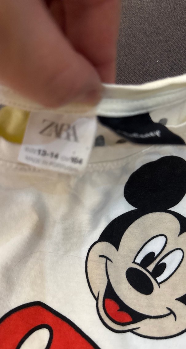 Zara mickey tshırt - Görsel 5
