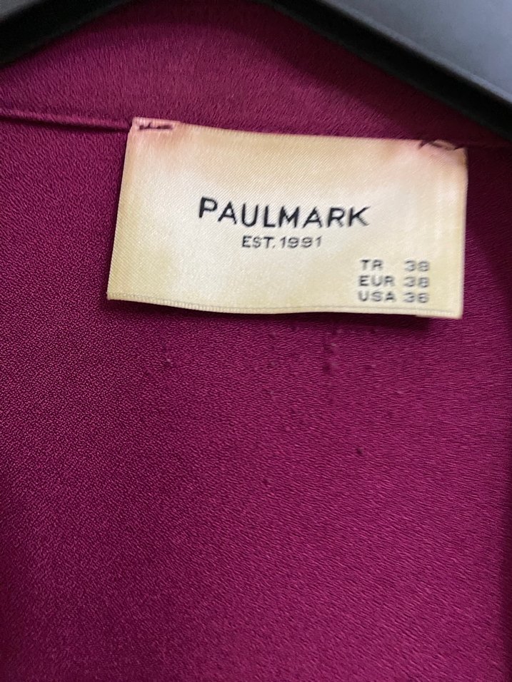 Bordo Uzun Kesim Kadın Yelek - Görsel 2