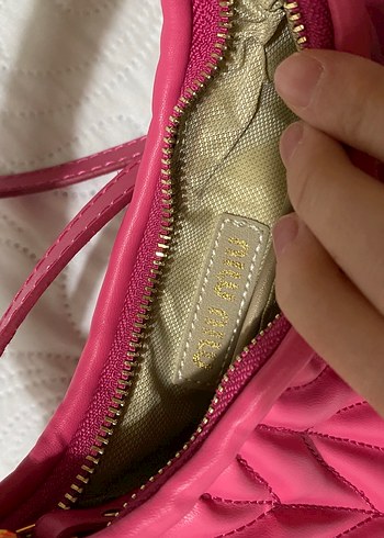 Miu miu Pembe Fermuarlı Kadın El Çantası - Görsel 3