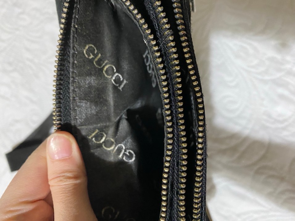 Siyah Gucci Omuz Çantası - Görsel 2