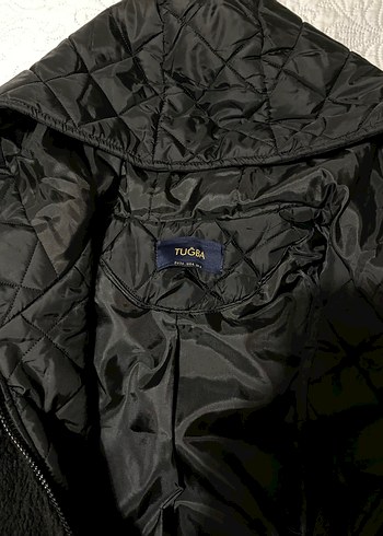 Siyah Uzun Kürk Detaylı Kadın Mont - Görsel 2