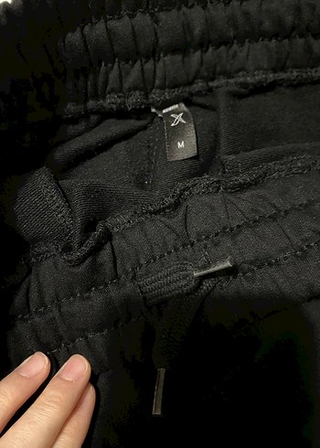 Siyah Rahat Kesim Kadın Eşofman Altı - Görsel 4