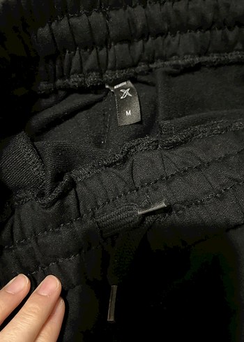 Siyah Rahat Kesim Kadın Eşofman Altı - Görsel 3