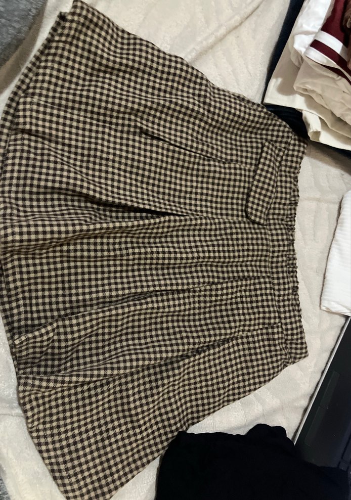 Kahverengi Pileli Midi Etek - Görsel 2