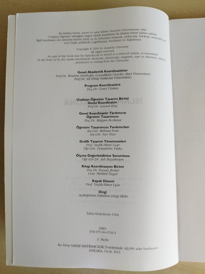 AÖF İslam Hukukuna Giriş Kitabı - Görsel 3