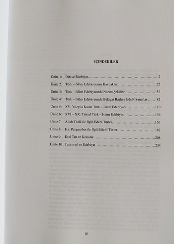 AÖF Türk İslam Edebiyatı Kitabı - Görsel 4