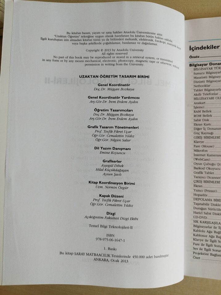 Temel Bilgi Teknolojileri-II Ders Kitabı - Görsel 3