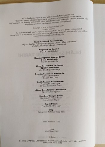 AÖF İslâm Sanatları Tarihi - Görsel 3