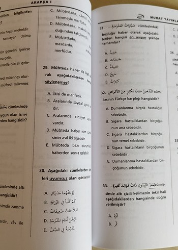 AÖF Arapça-1 Yardımcı Kitap - Görsel 5