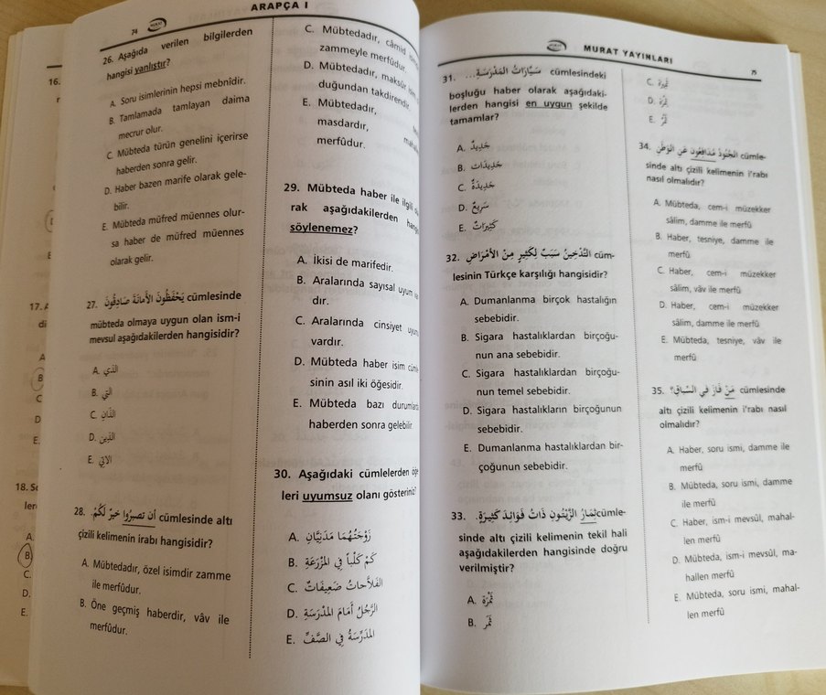 AÖF Arapça-1 Yardımcı Kitap - Görsel 5