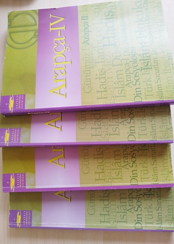 AÖF Arapça Kitap Seti I-IV (4 kitap) - Görsel 2