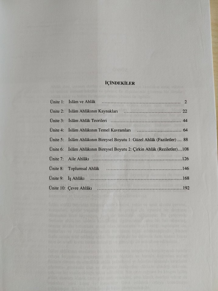 AÖF İslam Ahlâk Esasları Kitabı - Görsel 4