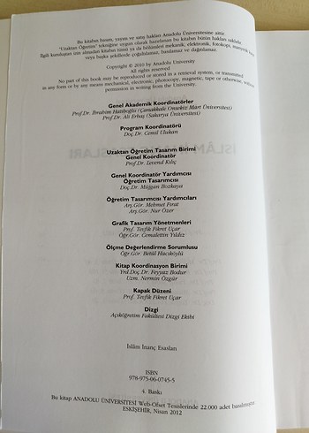 AÖF İslam İbadet ve İnanç Esasları Seti (4 kitap) - Görsel 11