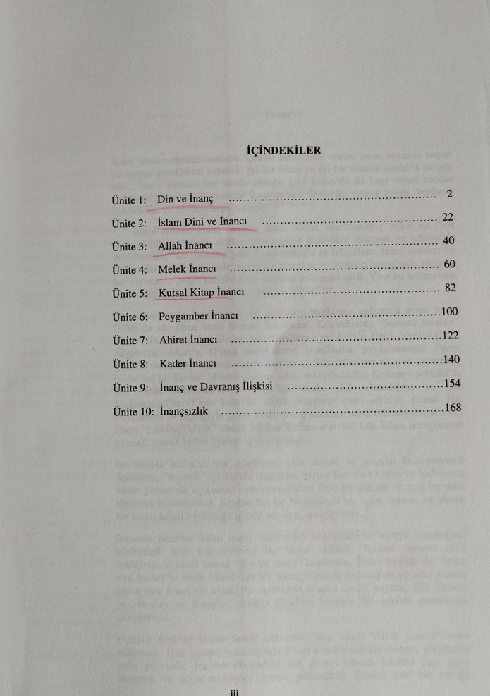 AÖF İslâm İnanç Esasları Kitabı - Görsel 4